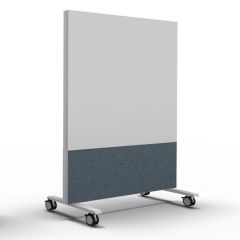 Akoestische scheidingswand Maroon H120cm