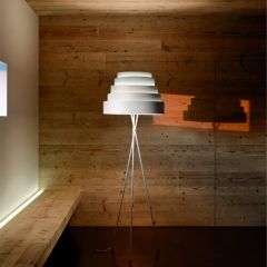 Design vloerlamp wit