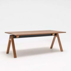 Tafel in Copper oak fineer