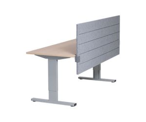 Akoestische scheidingswand Maroon verstelbaar - 80cm Hoog