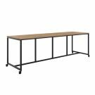 Verrijdbare kantinetafel Jalka 110 cm hoog - 320 x 108 cm