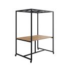 Verrijdbare vergadertafel Olka 90 cm hoog - 160 x 100 cm