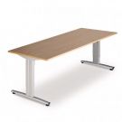 Verstelbaar Bureau Maroon - 80 x 80 cm