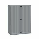 Bisley roldeurkast Basic 133 x 100 cm - Zilver
