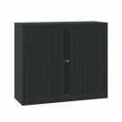 Bisley roldeurkast Basic 103 x 120 cm - Zwart