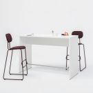 Hoge houten tafel Roza - 120 x 70 cm