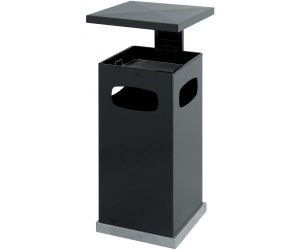 Afvalbak met asbak (70L)