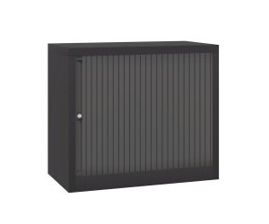Bisley roldeurkast Basic+ 70 x 80 cm - Antraciet