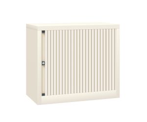 Bisley roldeurkast Basic+ 70 x 80 cm - Krijtwit