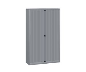 Bisley roldeurkast Basic+ 198 x 120 cm - Zilver