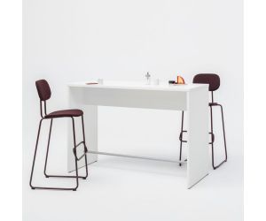 Hoge houten tafel Roza - 120 x 70 cm