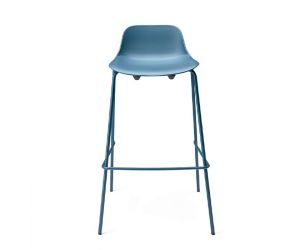 Barkruk in blauw (H75 cm)