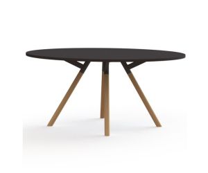 Ronde vergadertafel Ypsilon met Fenix blad