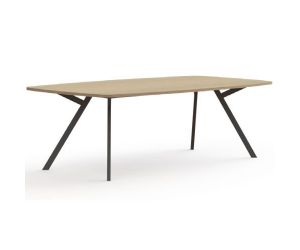 Tonvormige vergadertafel Ypsilon (rechthoekige poten) 